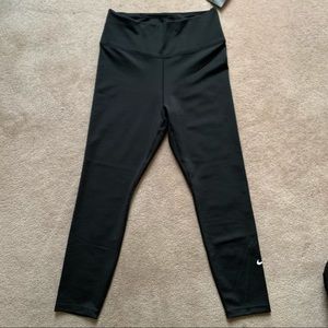 nike one crop legging black size small